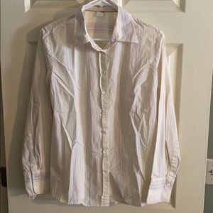 J Crew stripe button down, slim fit- size large